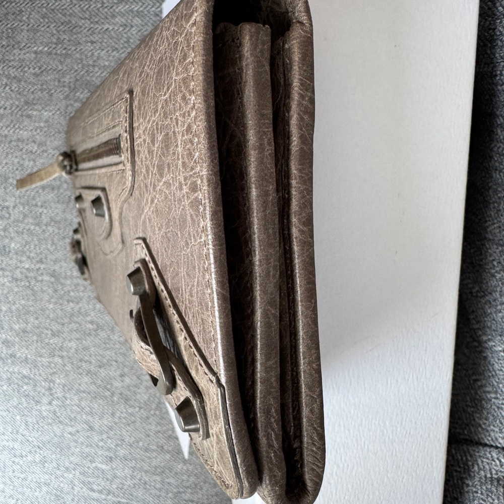 NEW & RARE Balenciaga Classic City Long Wallet - Gray Pepper - Picture 4 of 8